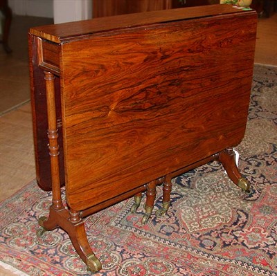 Lot 671 - Regency Brass Mounted Rosewood Table 19th...