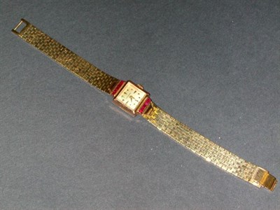 Lot 120 - Lady's Retro Gold Wristwatch The 14 kt. yellow...