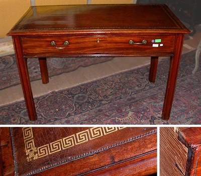 Lot 614 - George III Mahogany Writing Table Third...
