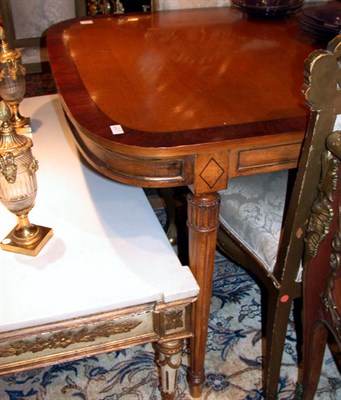 Lot 214 - Louis XVI Style Satinwood and Mahogany...