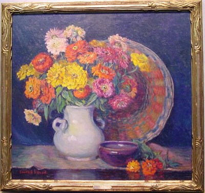 Lot 106 - Laura D. Stroud Ladd 1863-1943 FLORAL STILL...