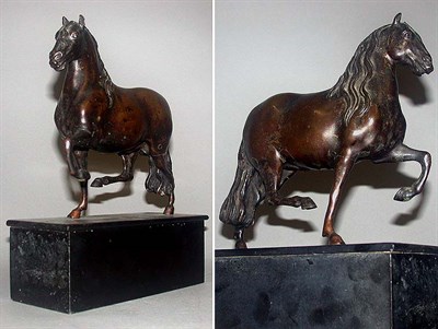 Lot 167 - Bronze Model of a Pacing Horse Workshop of...