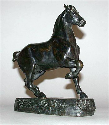 Lot 606 - Bronze Figure of a Prancing Horse After a...