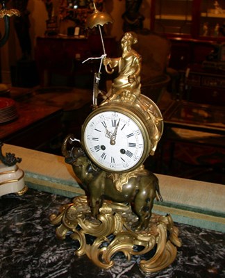 Lot 88 - Louis XV Style Gilt and Patinated-Bronze...