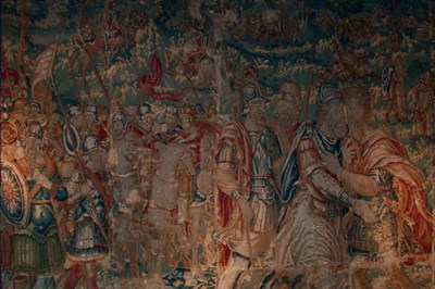 Lot 738 - Flemish Tapestry Panel Belgium, 17th century...