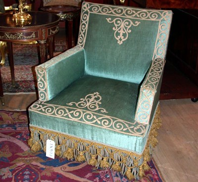 Lot 306 - Pair of Victorian Moorish Style Armchairs En...