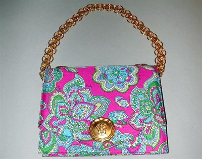 Lot 350A - Pucci Silk Twill Handbag Italian, 1970s...