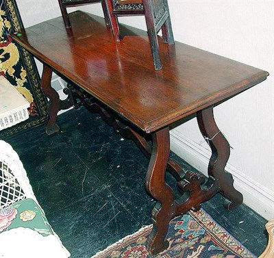 Lot 105 - Baroque Style Walnut Refectory Table