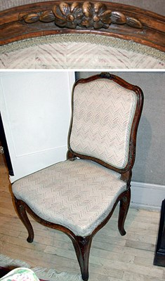 Lot 398 - Pair of Louis XV Beechwood Side Chairs