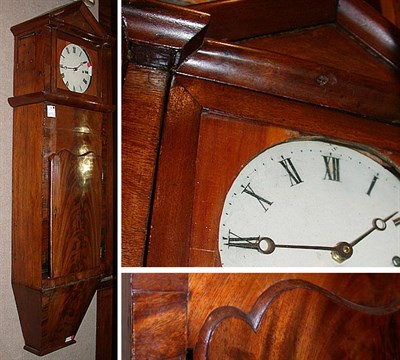 Lot 401 - Victorian Mahogany Wall Clock