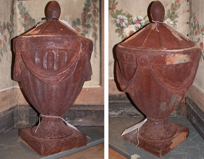 Lot 607 - Pair of Neoclassical Style Patinated-Metal...