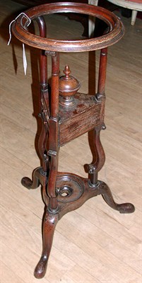 Lot 600 - George III Mahogany Basin Stand together...