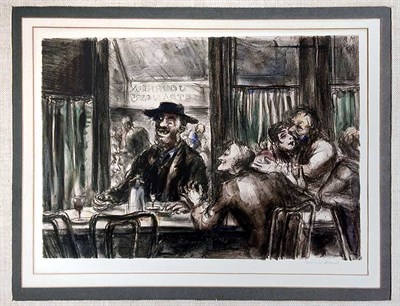 Lot 234 - Reginald Marsh CAFE DU DOME (SASOWSKY 2)...