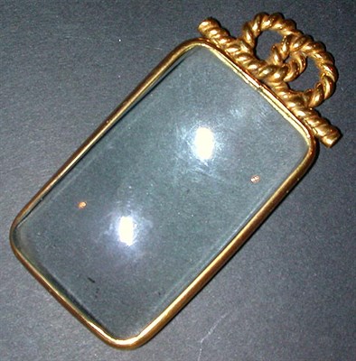 Lot 43 - Gold Magnifying Lens Holder 18 kt. yellow gold,...