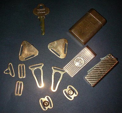 Lot 41 - Group of Assorted Gentleman's Gold Items 14 kt....