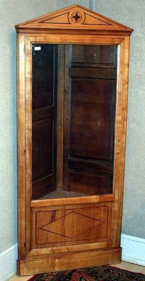 Lot 439 - Pair of Empire Style Mahogany Corner Cabinets