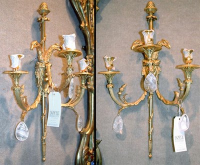 Lot 611 - Pair of Neoclassical Style Gilt-Bronze...