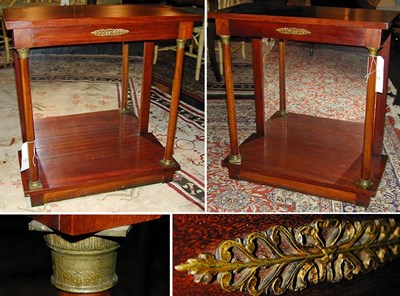 Lot 137 - Pair of Empire Style Gilt-Metal Mounted...