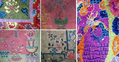Lot 634 - Six Nichols Chinese Rugs China, circa 1925...