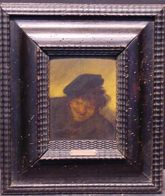 Lot 131 - Circle of Adriaen Brouwer HEAD OF A LAUGHING...