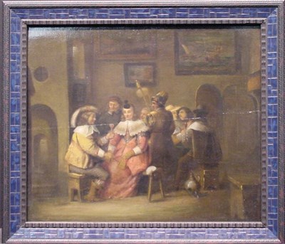 Lot 129 - Circle of Jacob Duck FIGURES IN A TAVERN Oil...