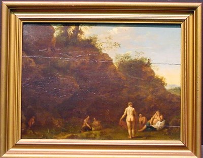 Lot 125 - Attributed to Cornelis van Poelenburgh NYMPHS...