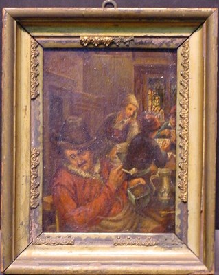 Lot 136 - Manner of Isaac van Ostade TAVERN INTERIOR...