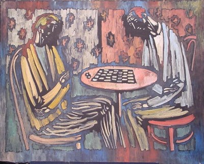Lot 56 - Vytantas Kasiulis Lithuanian, b.1918 GAME OF...