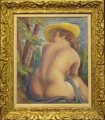 Lot 144 - Emile Ganso 1895-1941 SUNBATH Signed Ganso...