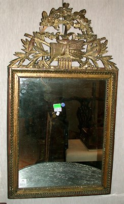 Lot 586 - Louis XVI Gilt-Wood Mirror Late 18th century...