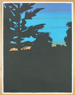 Lot 216 - Alex Katz TWILIGHT I (MARAVELL 111) Color...
