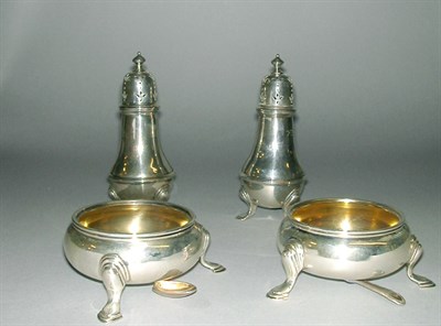 Lot 815 - Pair of English Silver Sugar Casters Together...