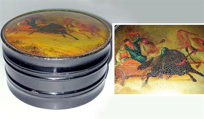 Lot 804 - Russian Lacquered Covered Box