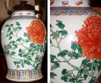 Lot 535 - Chinese Famille Rose and Rouge de Fer...