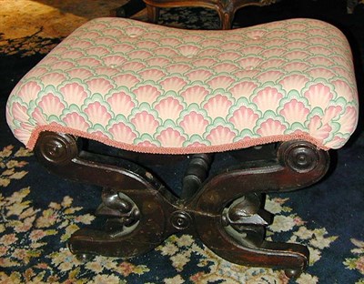 Lot 288 - Victorian Mahogany Stool