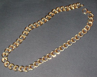 Lot 114 - Gold Chain 14 kt. yellow gold, the 15 1/2 inch...