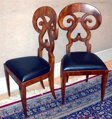 Lot 472 - Set of Six Biedermeier Style Upholstered...