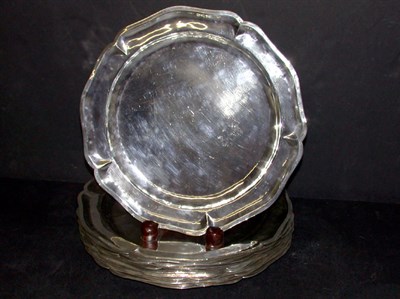 Lot 480 - Twelve Georgian Style Mexican Sterling Silver...