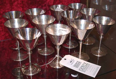 Lot 469 - Set of Twelve Tiffany & Co. Sterling Silver...
