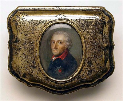 Lot 501 - German Gilt Silver Mounted Quartz Box Mid 18th...