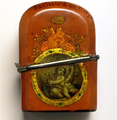 Lot 496 - French Lacquered Perfume Box 18th Century Of...