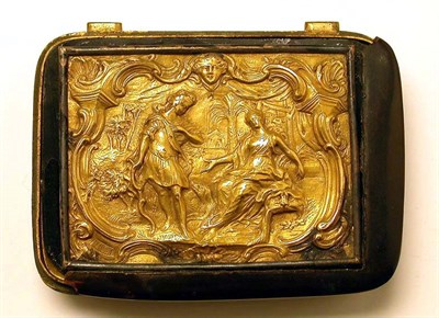 Lot 503 - Continental Gilt Silver and Tortoise Shell...