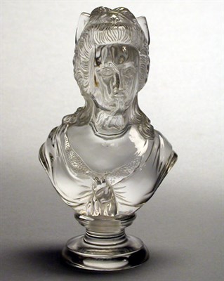 Lot 506 - Continental Rock Crystal Bust of a Lady 18th...