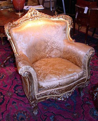 Lot 295 - Pair of Italian Rococo Style Gilt-Wood...