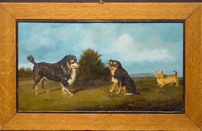 Lot 105 - Attributed to Henry Bernard Chalon DOGS IN A...