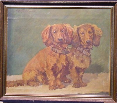 Lot 163 - British School 20th Century A PAIR OF LONG...