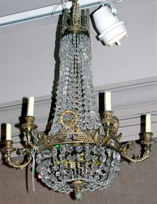 Lot 548 - Neoclassical Style Gilt-Metal and Glass...