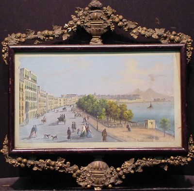 Lot 11 - Neapolitan School 19th Century VIEW OF...