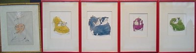Lot 153 - Ludwig Bemelmans 1898-1962 (i) PEOPLE IN...