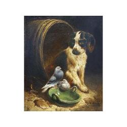 Lot 143 - Henriette Ronner-Knip Dutch, 1821-1909 BEST...
